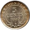 Image 2 : 1942C Newfoundland Five Cents