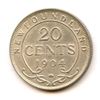 Image 1 : 1904H Newfoundland Twenty Cents