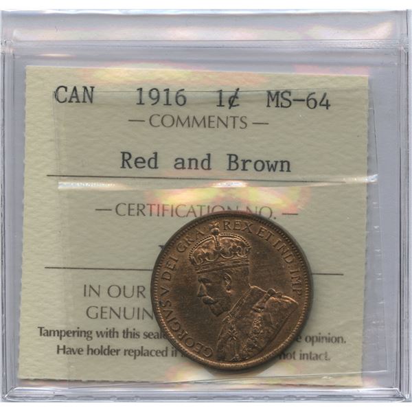 1916 One Cent