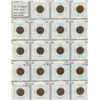 Image 1 : Canada 1 Cent George VI Varieties - Lot of 19