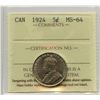 Image 1 : 1924 Five Cents