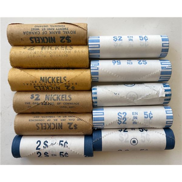Canada 5 Cent Roll Lot