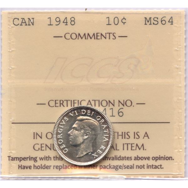 1948 Ten Cents