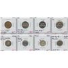 Image 1 : Canada Errors - 5 Cents & 10 Cents. Lot of 8
