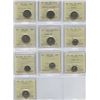 Image 1 : Lot of 20 ICCS Graded Canadian Coins