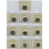 Image 2 : Lot of 20 ICCS Graded Canadian Coins