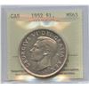 Image 1 : 1952 Silver Dollar - Short Water Line