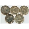 Image 2 : Canadian Silver Dollars - Lot of 5