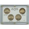 Image 1 : 1965 Canadian Silver Dollars - 4 Types