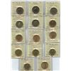 Image 1 : Lot of 14 ICCS Graded Loonies & Toonies