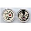 Image 2 : 2012 June Birthstone & 2013 Hummingbird with Morning Glory $3 Coins
