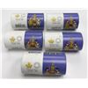 Image 1 : 2016 Fifty Cent Rolls - Lot of 5
