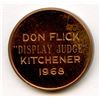 Image 2 : 1968 Kitchener ONA Copper Medal - Display Judge