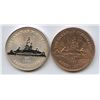 Image 2 : 1989 Quebec Copper & Silver CNA Convention Medals