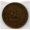 Image 2 : Province of Nova Scotia Halfpenny, 1815 - Success to Navigation 