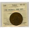 Image 1 : Nova Scotia and New Brunswick Success, Brass Halfpenny Token