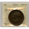 Image 1 : New Brunswick One Penny Currency, 1854
