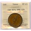 Image 1 : 1852 Quebec Bank, Half Penny Token