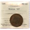 Image 1 : Breton 587. Checker Club Token