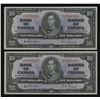 Image 1 : Bank of Canada $10, 1937 - Lot of 2 Consecutives