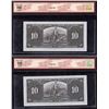 Image 2 : Bank of Canada $10, 1937 - Lot of 2 Consecutives