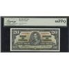 Image 1 : Bank of Canada $20, 1937 - Changeover Prefix