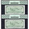 Image 2 : Bank of Canada $1, 1954 - Lot of 2 Consecutive Replacements