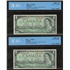 Image 2 : Bank of Canada $1, 1967 - Lot of 4 Consecutive