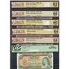 Image 1 : Multicolour Graded Lot of 5 Notes + Bonus Bird $5