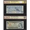 Image 2 : Multicolour Graded Lot of 5 Notes + Bonus Bird $5