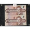 Image 2 : Canada Lot of 6 Banknotes
