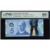 Image 1 : Bank of Canada $5, 2013 - Changeover Macklem - Carney