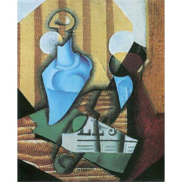 Juan Gris - Still Life With Bottle And Glass