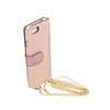 Image 2 : Michael Kors Metallic Pink Leather Iphone 7 Folio Case