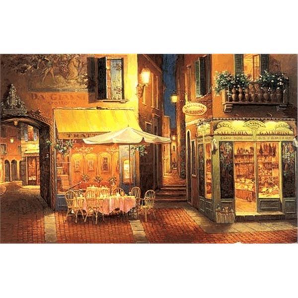 Evening in Verona by Viktor Shvaiko on canvas