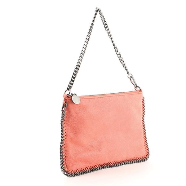 Stella McCartney Falabella Pochette Shaggy Deer Orange