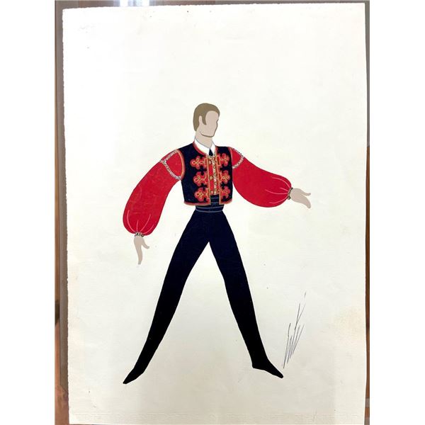 Red / Black Costume by ERTE