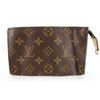 Image 1 : Louis Vuitton Brown Monogram Canvas Leather Toiletry 15cm Pouch