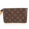 Image 2 : Louis Vuitton Brown Monogram Canvas Leather Toiletry 15cm Pouch