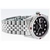 Image 5 : Rolex Mens Stainless Steel Black Diamond & Ruby 36MM Datejust