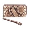 Image 1 : Michael Kors Snakeskin Embossed Leather Fulton Wristlet Wallet