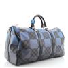 Image 1 : Louis Vuitton Keepall Bandouliere Bag Giant Damier Graphite Canvas 50
