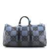 Image 2 : Louis Vuitton Keepall Bandouliere Bag Giant Damier Graphite Canvas 50
