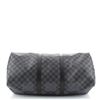 Image 3 : Louis Vuitton Keepall Bandouliere Bag Giant Damier Graphite Canvas 50