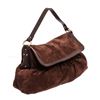 Image 2 : Fendi Brown Leather Large Suede Chef Hobos Bag