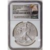 Image 1 : 2016-W American Silver Eagle .999 Fine Silver Dollar Coin NGC MS70