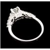 Image 3 : 1.12 ctw Diamond Ring - 14KT White Gold