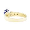 Image 3 : 1.24 ctw Sapphire and Diamond Ring - 14KT Yellow Gold