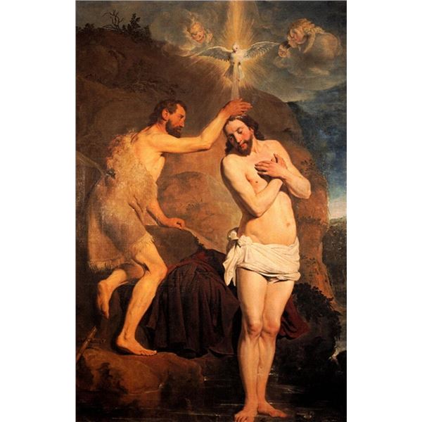 Pieter Fransz de Grebber- Baptism of Christ