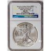 Image 1 : 2013-W American Silver Eagle .999 Fine Silver Dollar Coin NGC MS70